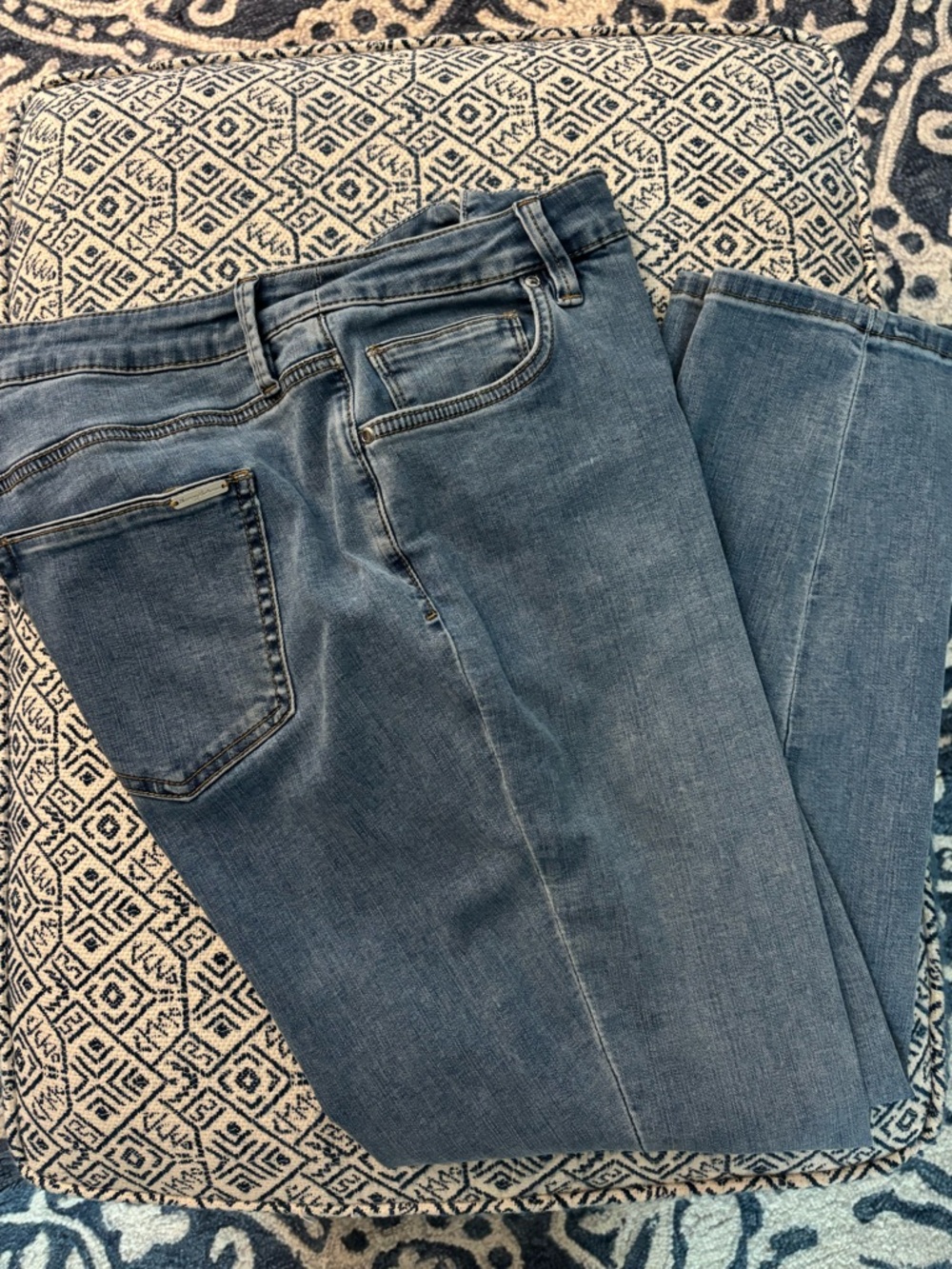 Tommy Bahama Straight Leg Jeans in Faded Blue